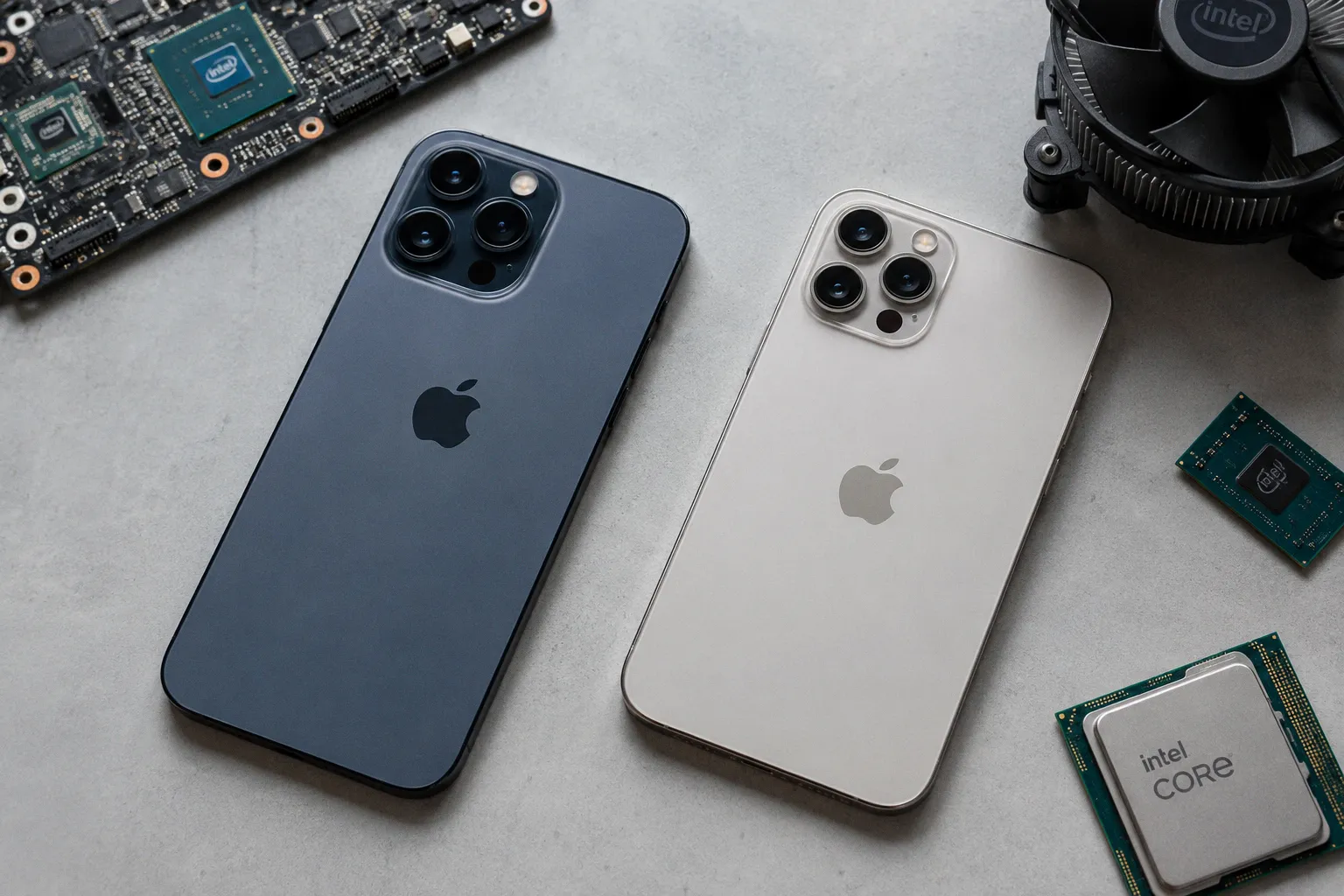 Акции Intel выросли на 10% на фоне слухов о производстве чипов Apple в США