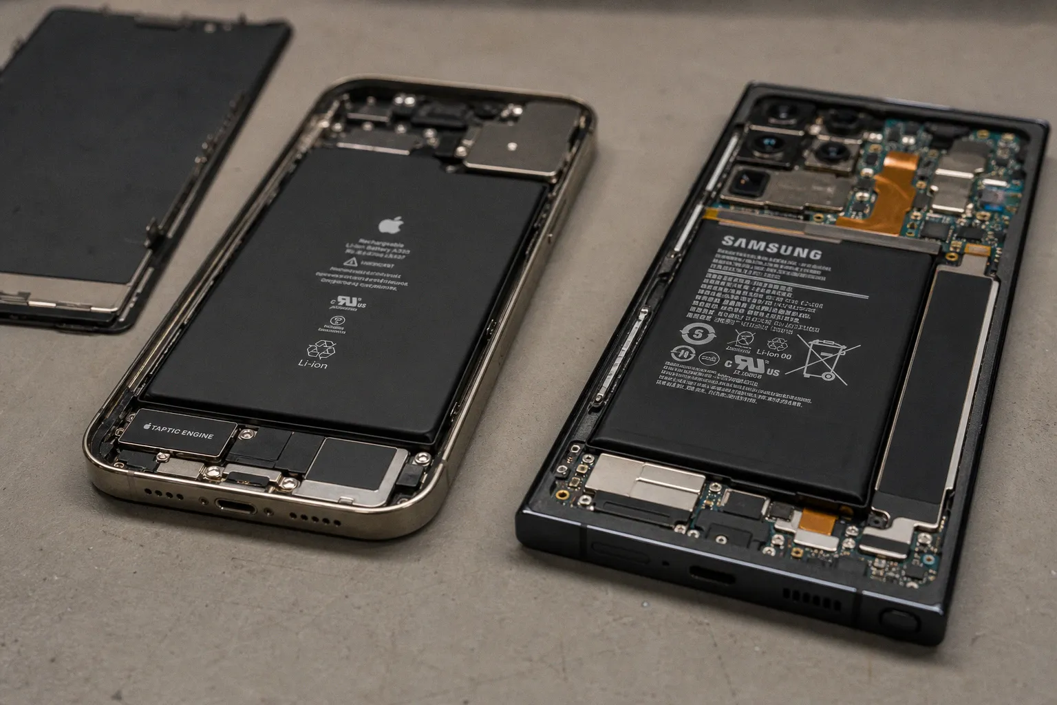 Емкость батарей iPhone 18 Pro Max и Galaxy S27 Ultra