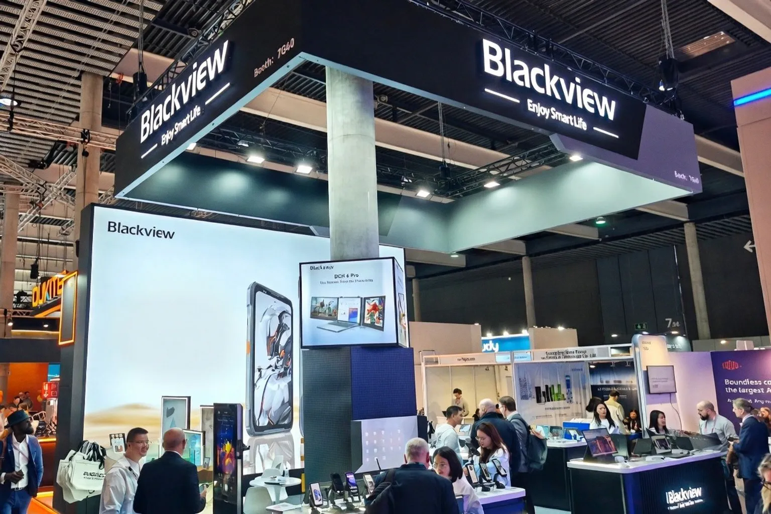 Новинки Blackview на MWC 2026: от защищенного смартфона-гиганта до игрового ноутбука